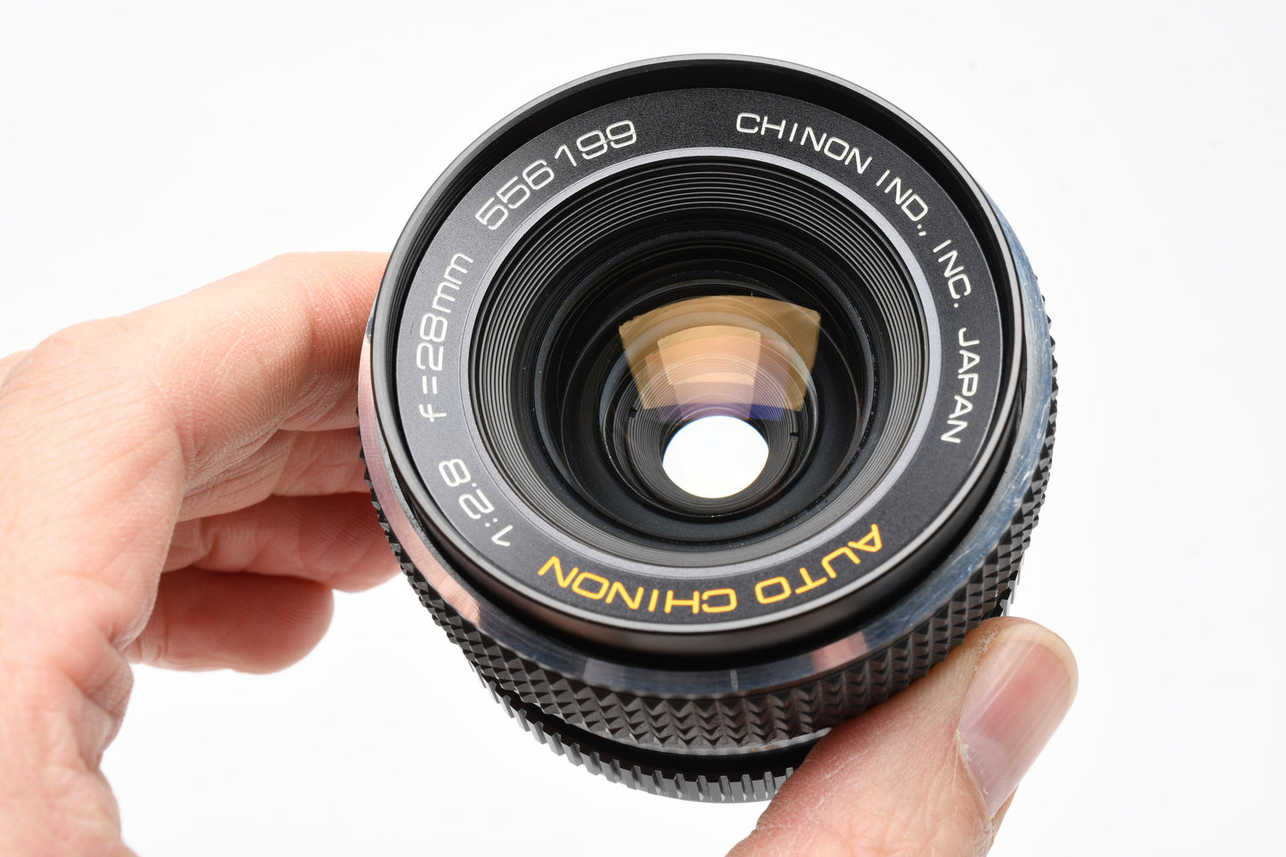 Chinon 28mm f2.8 M42 Mount prime lens, Great! w/Case, caps, 1A filter
