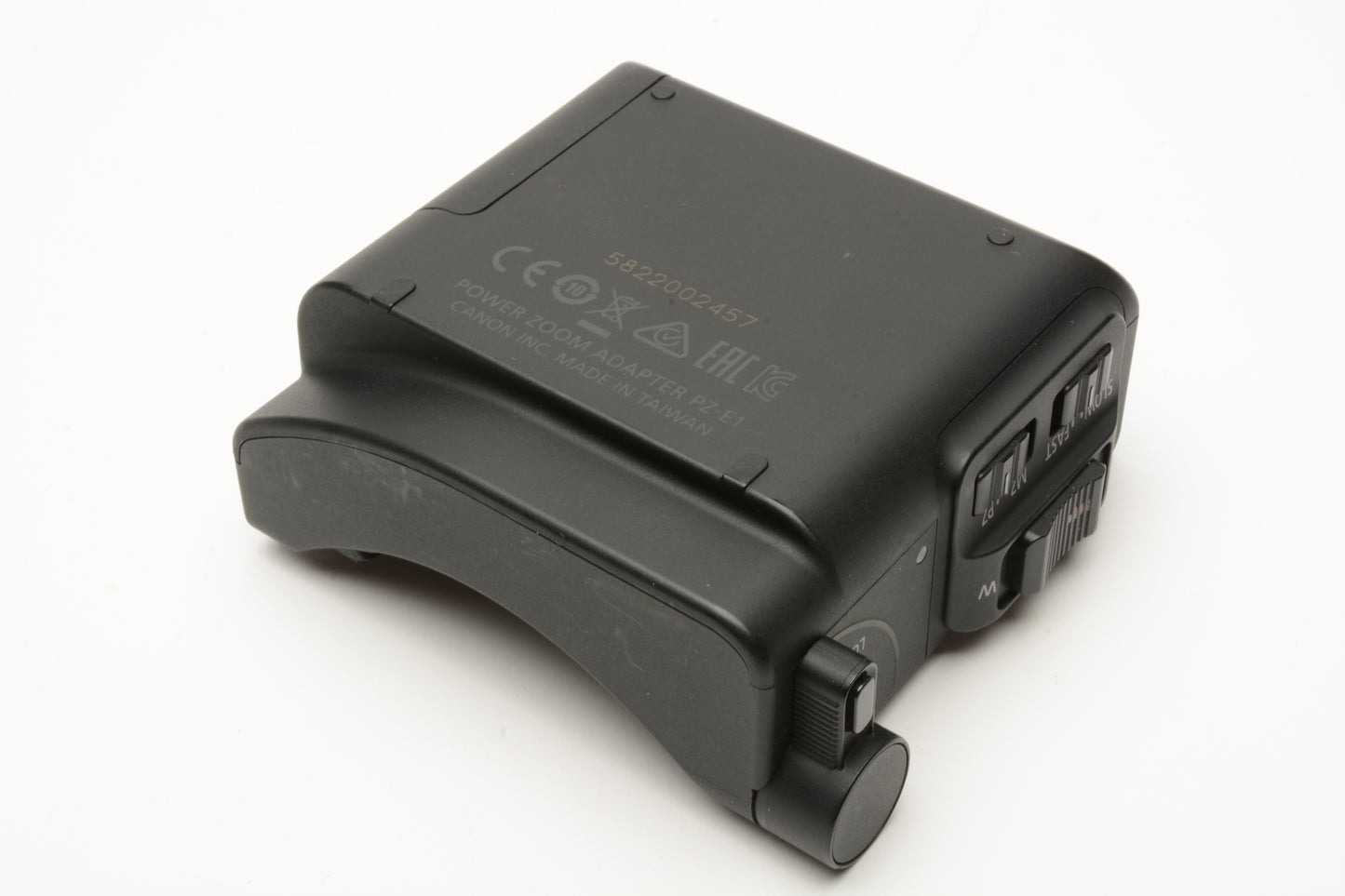 Canon PZ-E1 Power Zoom Adapter w/case, cover, manual Mint-