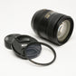 Nikon AF-S 16-85mm f3.5-5.6G ED DX VR Wide angle zoom, caps, manual, UV, Mint-
