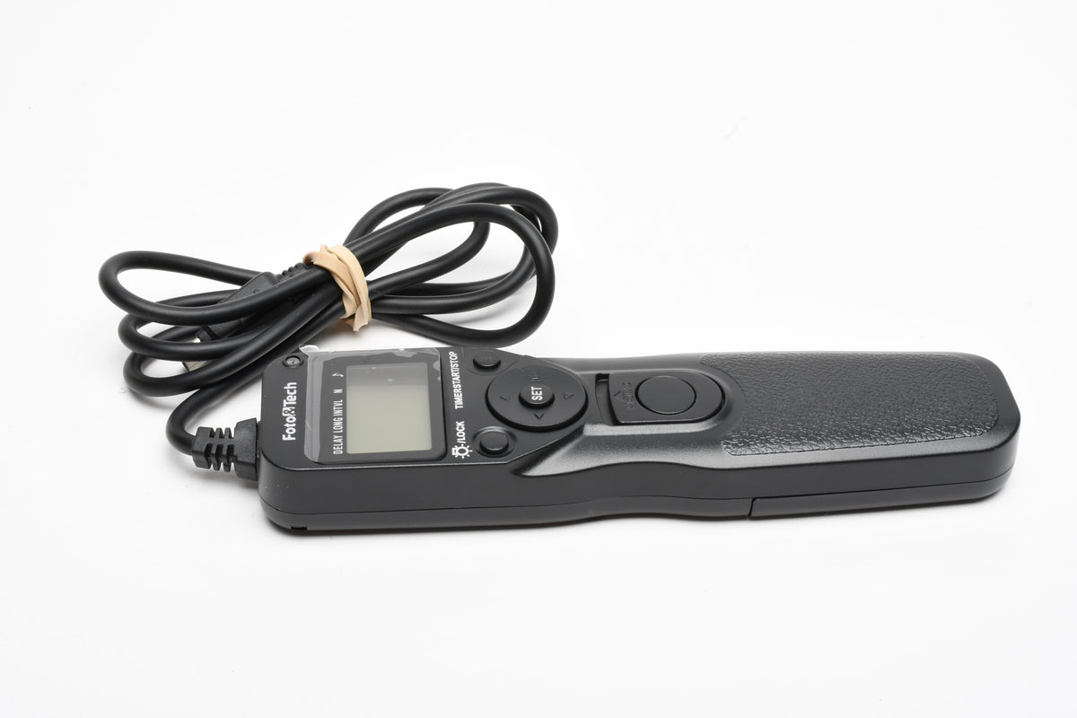 Foto&Tech LCD Shutter Release Remote Control Cord for Olympus, Like New in Box, Nice!