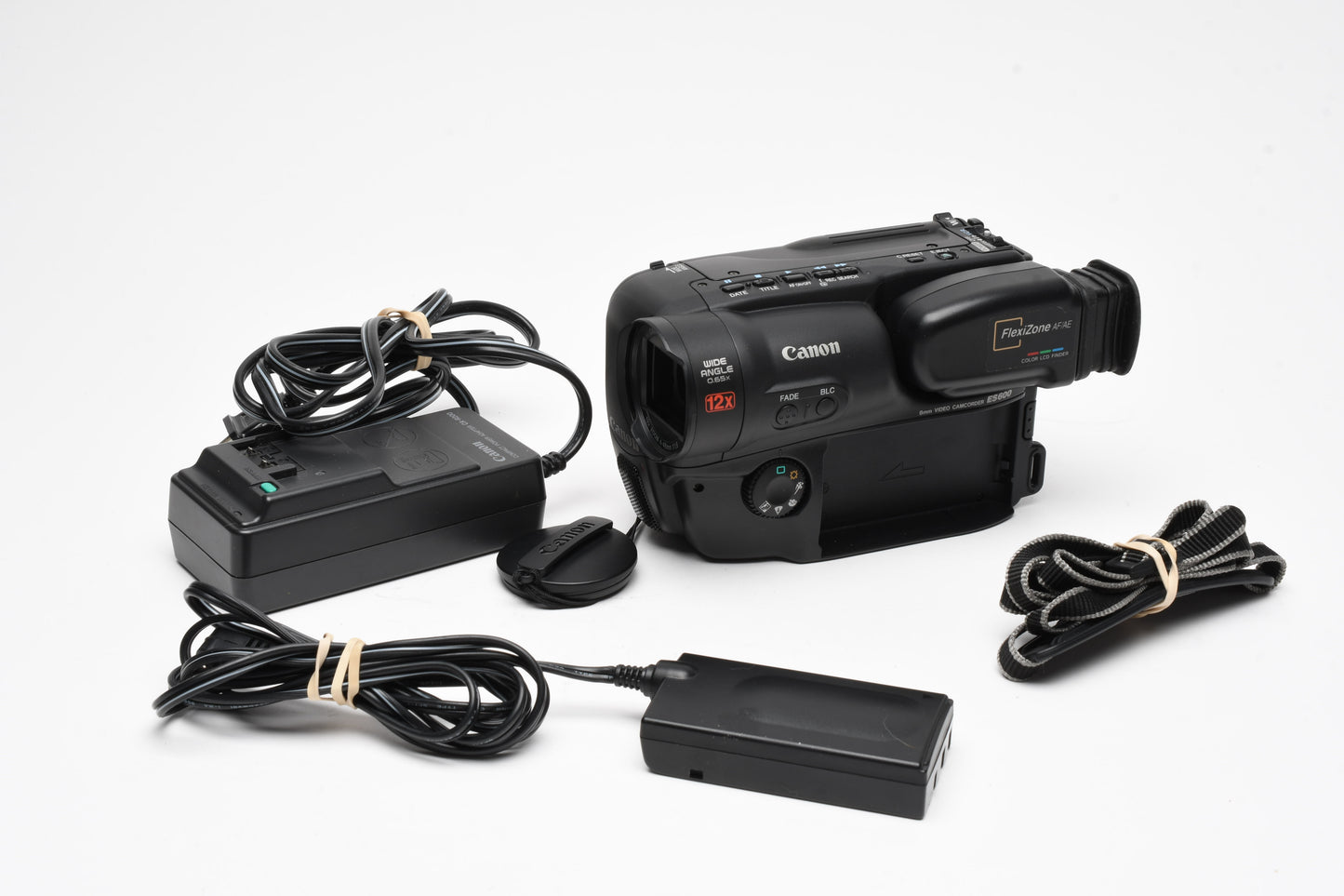 Canon ES600 8mm Video 8 camcorder, tested, Great!