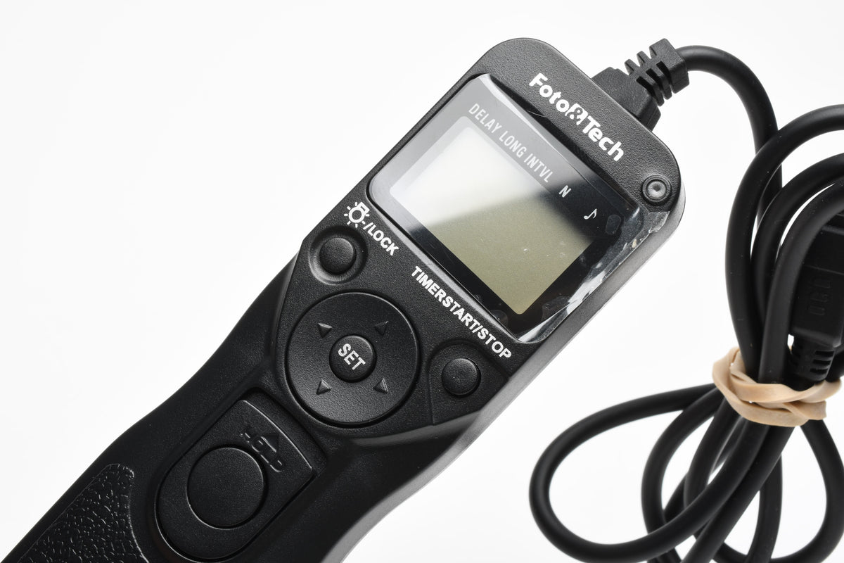 Foto&Tech LCD Shutter Release Remote Control Cord for Olympus, Like New in Box, Nice!