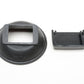 Fujica rubber eyecup + Eyepiece cover for Fujica 35mm SLRs, Very clean, genuine