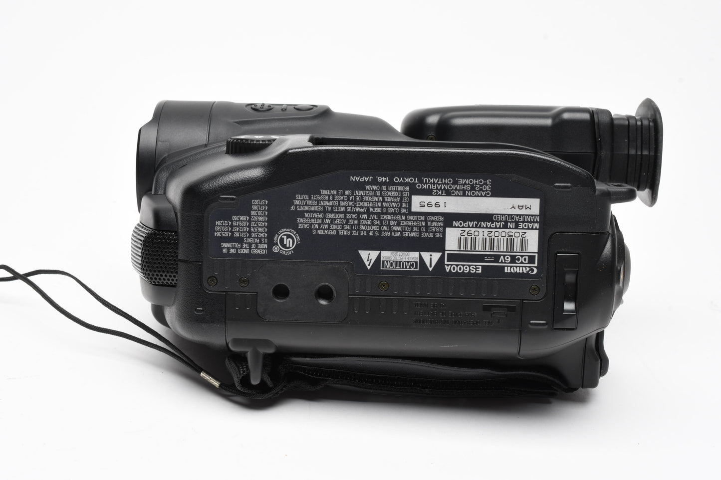 Canon ES600 8mm Video 8 camcorder, tested, Great!