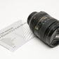 Nikon AF-S 16-85mm f3.5-5.6G ED DX VR Wide angle zoom, caps, manual, UV, Mint-