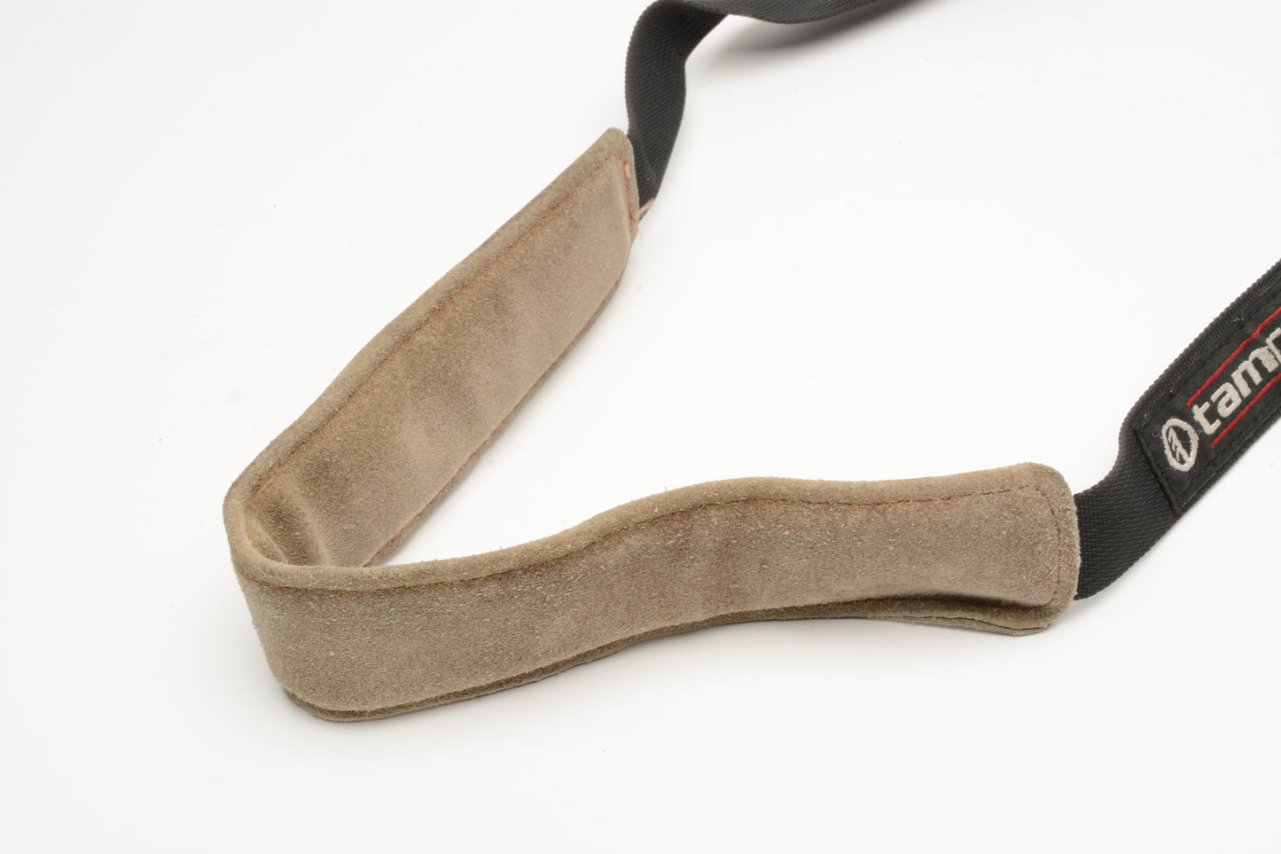 Tamrac N45 Tan leather foam padded quality camera strap, Good!