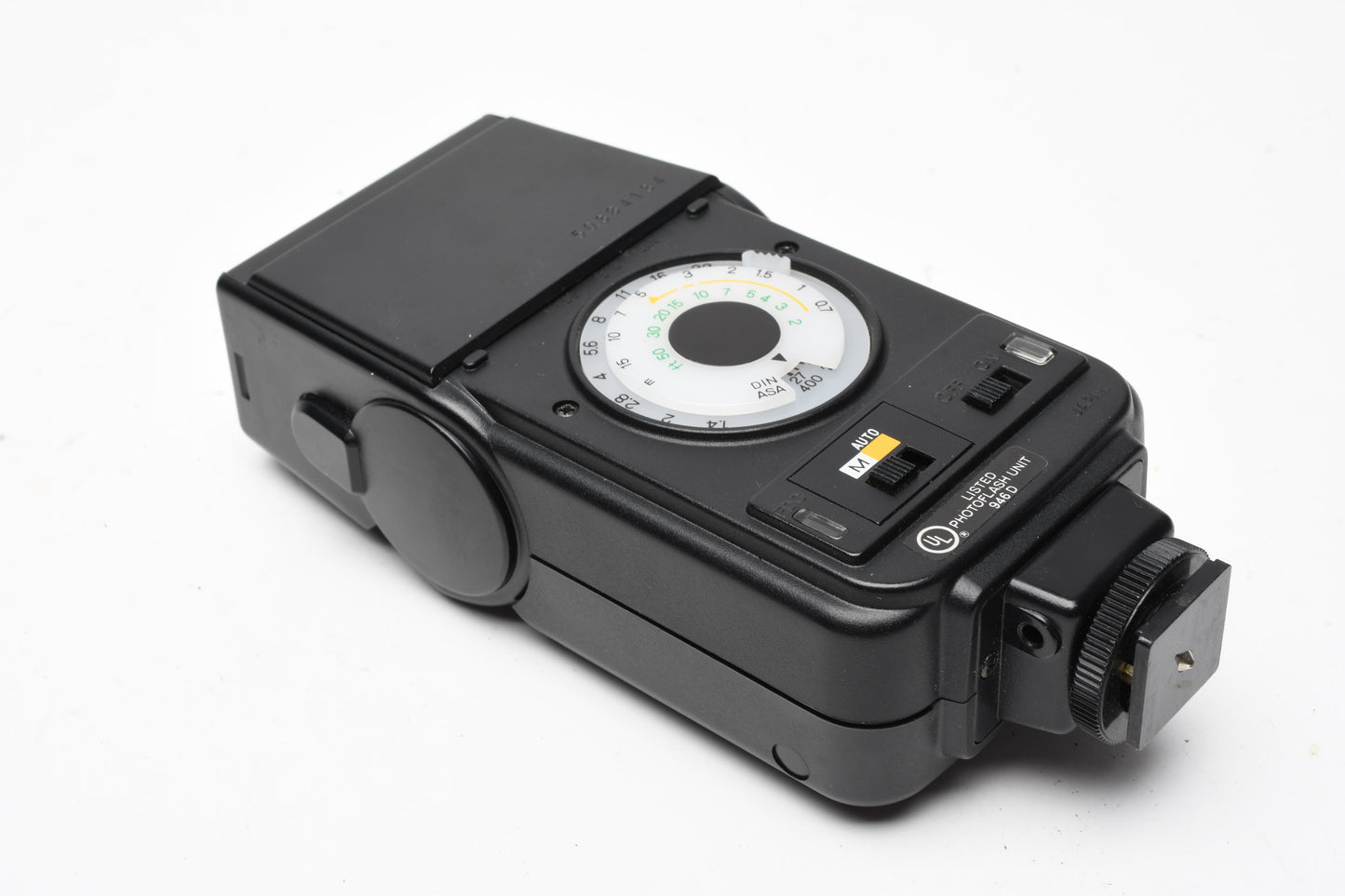 Minolta Auto 128 electronic flash, nice & clean, tested, w/Case+Manual