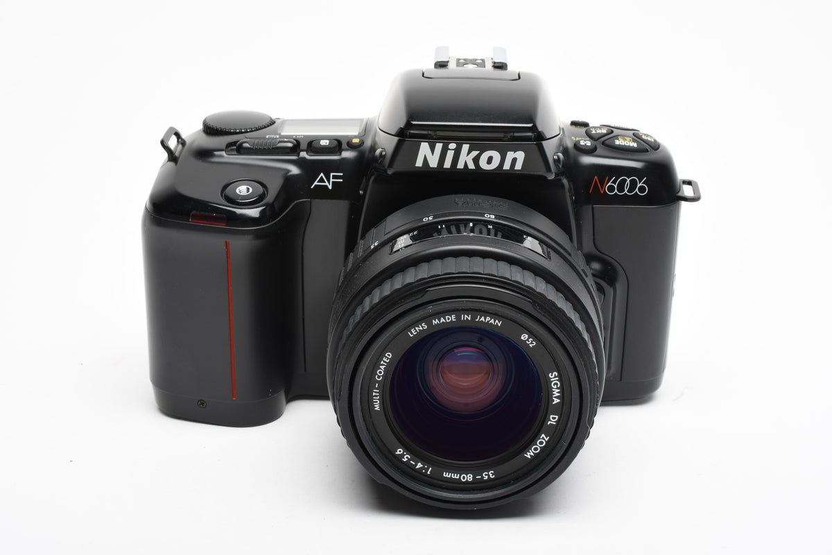 Nikon N6006 35mm SLR w/AF 35-80mm f4-5.6 zoom lens, strap, manual, Great!