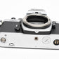 Nikon FM2 chrome 35mm SLR body, New seals, Mint-