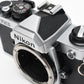 Nikon FM2 chrome 35mm SLR body, New seals, Mint-