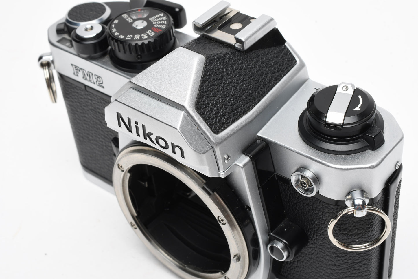 Nikon FM2 chrome 35mm SLR body, New seals, Mint-