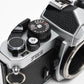 Nikon FM2 chrome 35mm SLR body, New seals, Mint-