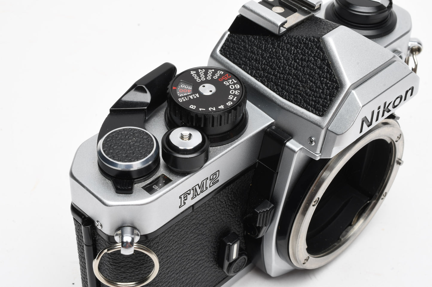 Nikon FM2 chrome 35mm SLR body, New seals, Mint-