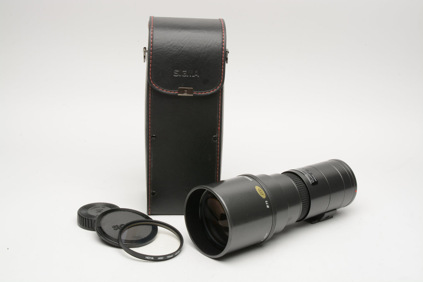 Sigma AF 400mm f5.6 Telephoto lens, UV, Caps, case Minolta Maxxum Sony A Mount