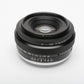 7 Artisans DJ Optical 25mm f2 Fujifilm X Mount lens, caps + pouch