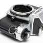Nikon FM2 chrome 35mm SLR body, New seals, Mint-