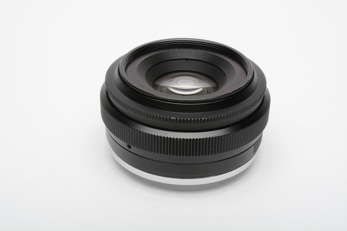 7 Artisans DJ Optical 25mm f2 Fujifilm X Mount lens, caps + pouch