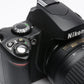 Nikon D40 DSLR body w/Nikkor 18-55mm f3.5-5.6G ED II , batt+charger Only 1162 Acts!