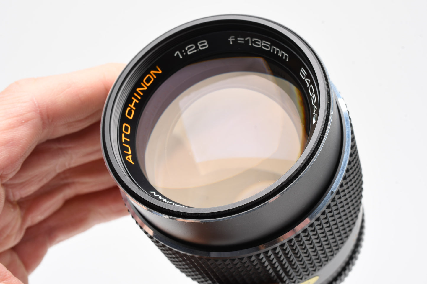 Chinon 135mm f2.8 M42 Mount prime lens, Great! w/Case, caps, 1A filter