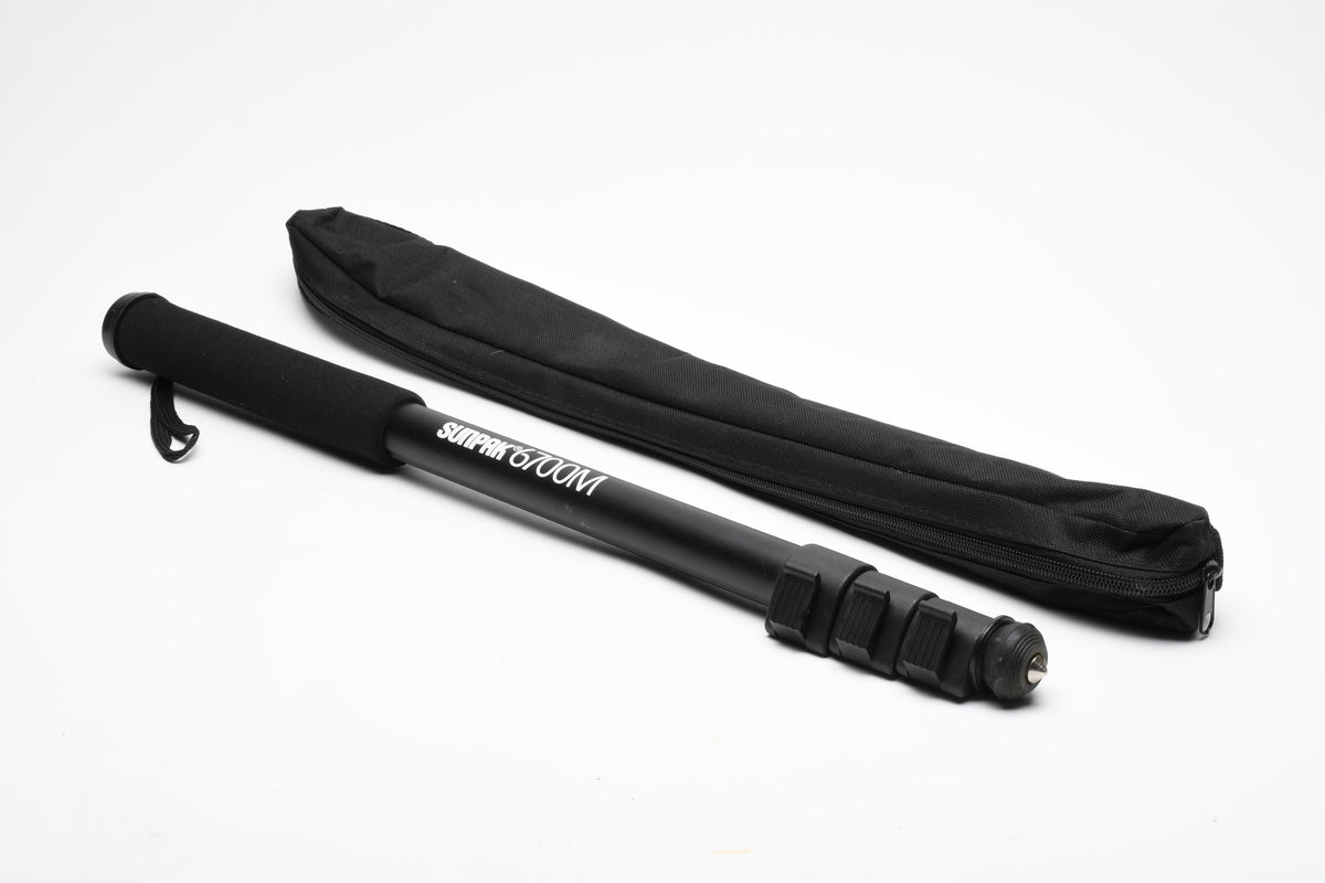 Sunpak 6700M 67" Black Monopod in Case, Very Clean