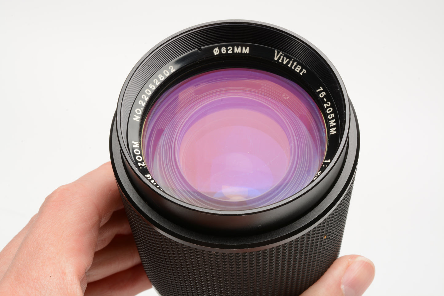 Vivitar 75-205mm f3.8 Macro zoom Minolta MD Mount, Caps, Pouch, Good