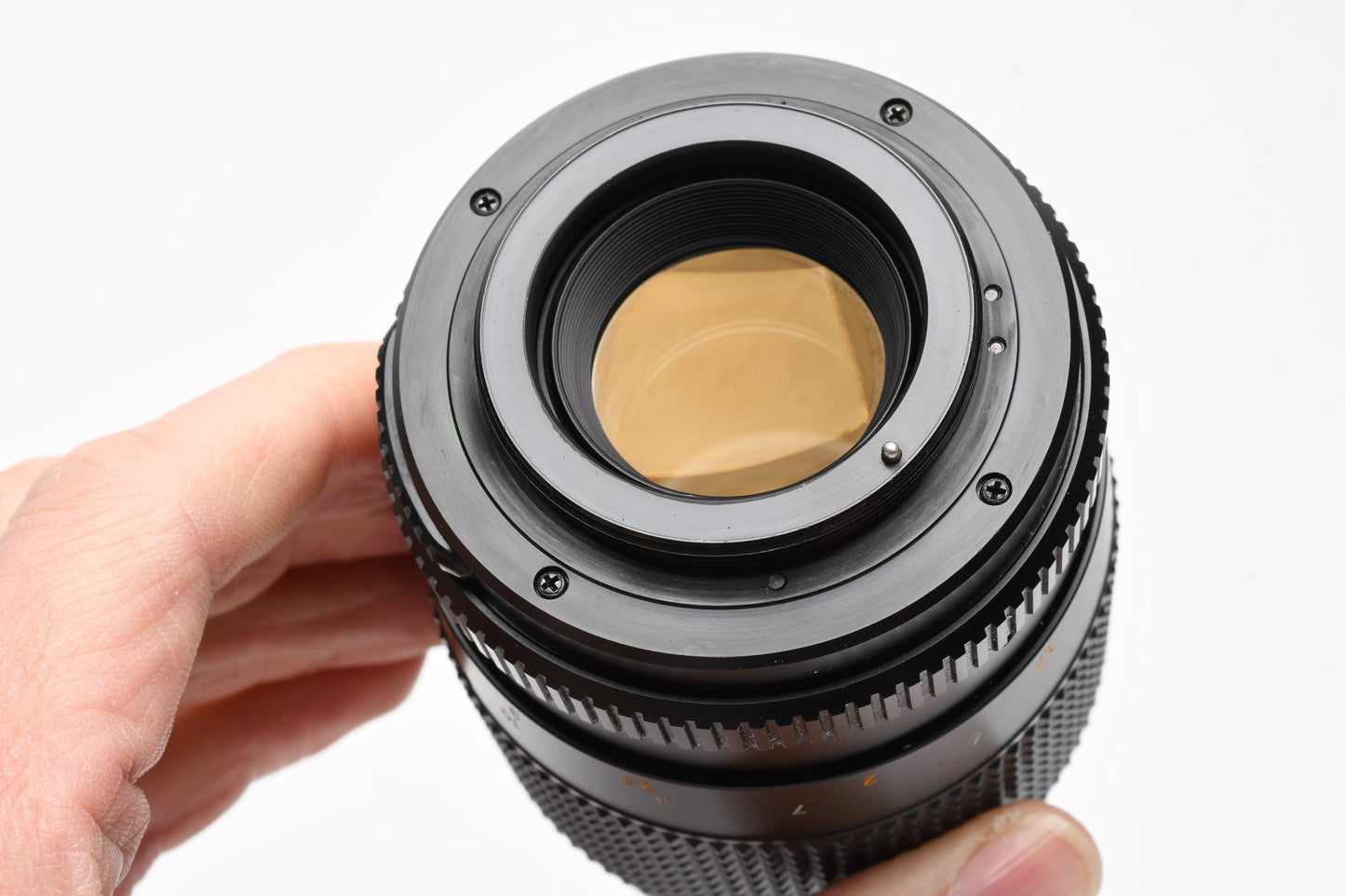 Chinon 135mm f2.8 M42 Mount prime lens, Great! w/Case, caps, 1A filter