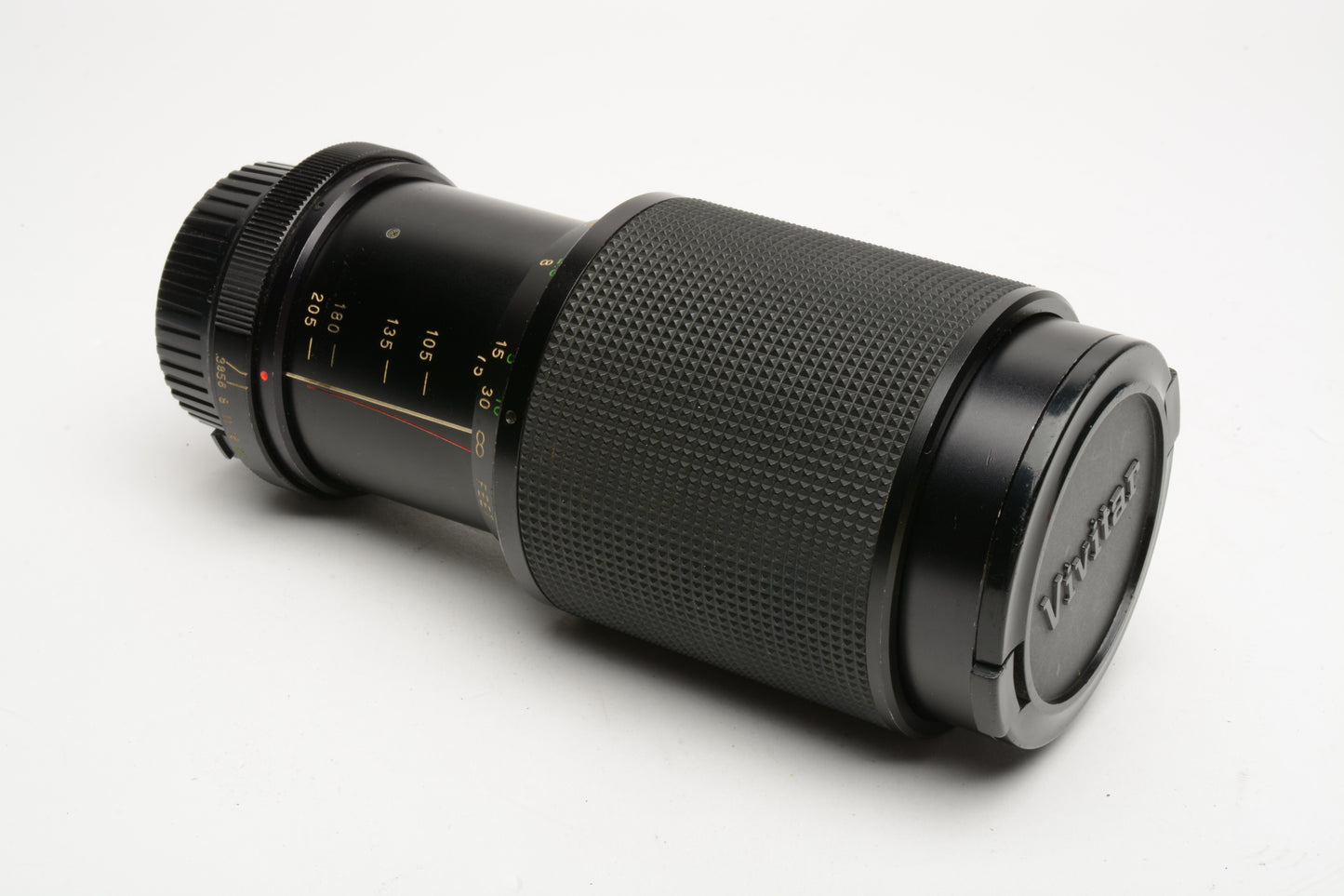 Vivitar 75-205mm f3.8 Macro zoom Minolta MD Mount, Caps, Pouch, Good