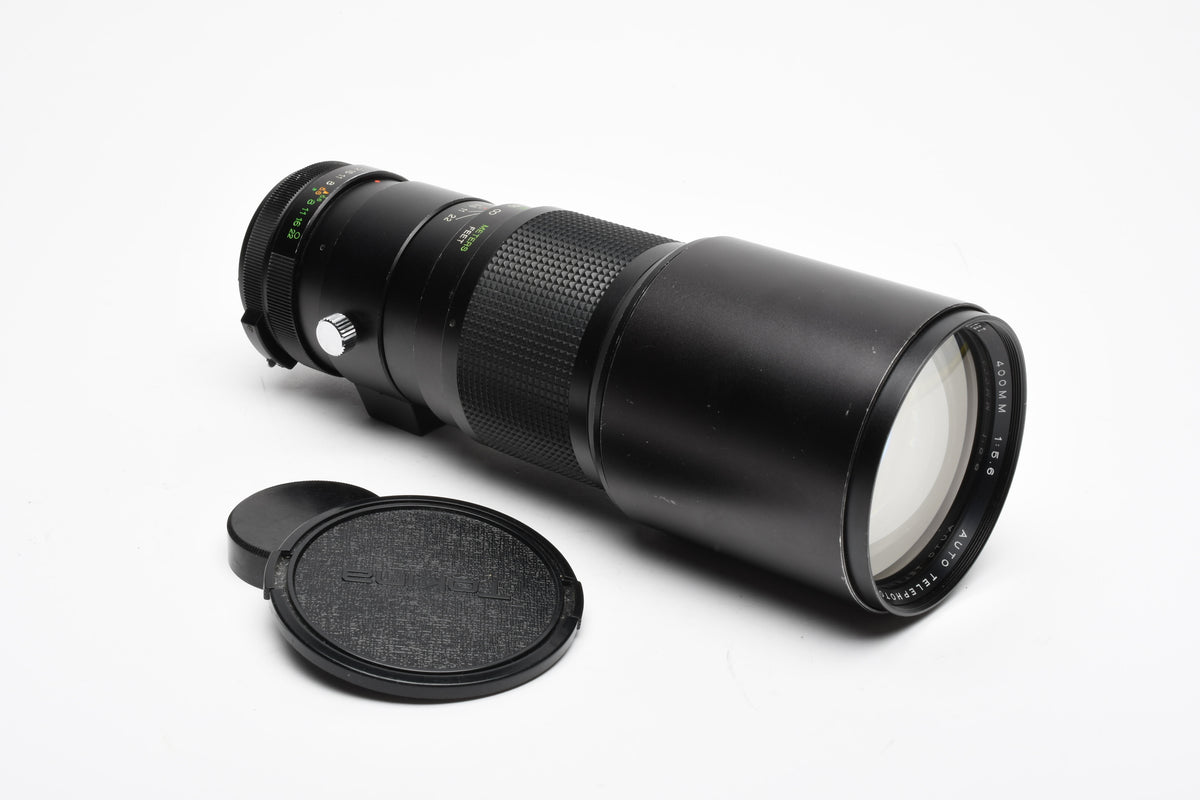 Vivitar 400mm f5.6 Telephoto lens for M42 Mount w/Caps, Nice!