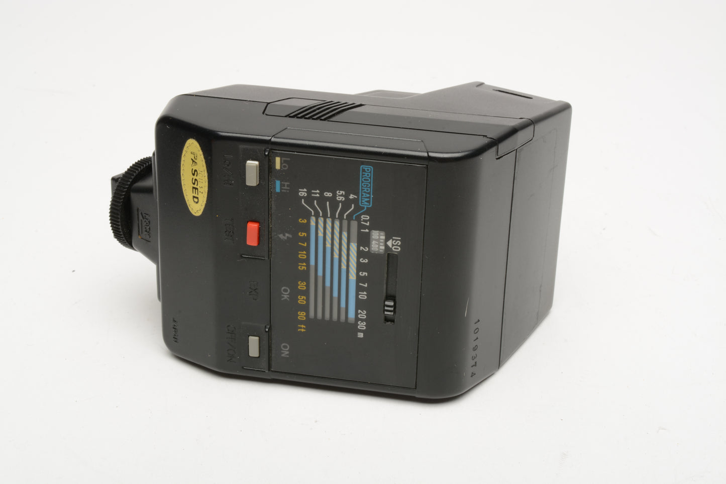 Minolta Maxxum AF 2800AF flash, case, diffuser, manual, tested, Nice!