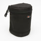 Lowepro padded lens case #1 (Black) 6" tall x 3" diameter, Clean