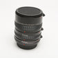 Vivitar AT-22 Extension Tube set 12/20/36mm Pentax K-mount, caps+case