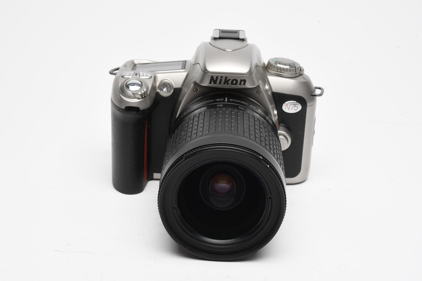 Nikon N75 35mm SLR w/Nikon AF Nikkor 28-100mm f3.5-5.6G, 1A, Tested, Great!