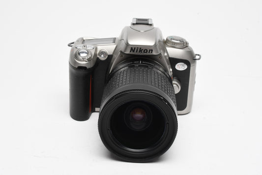 Nikon N75 35mm SLR w/Nikon AF Nikkor 28-100mm f3.5-5.6G, 1A, Tested, Great!