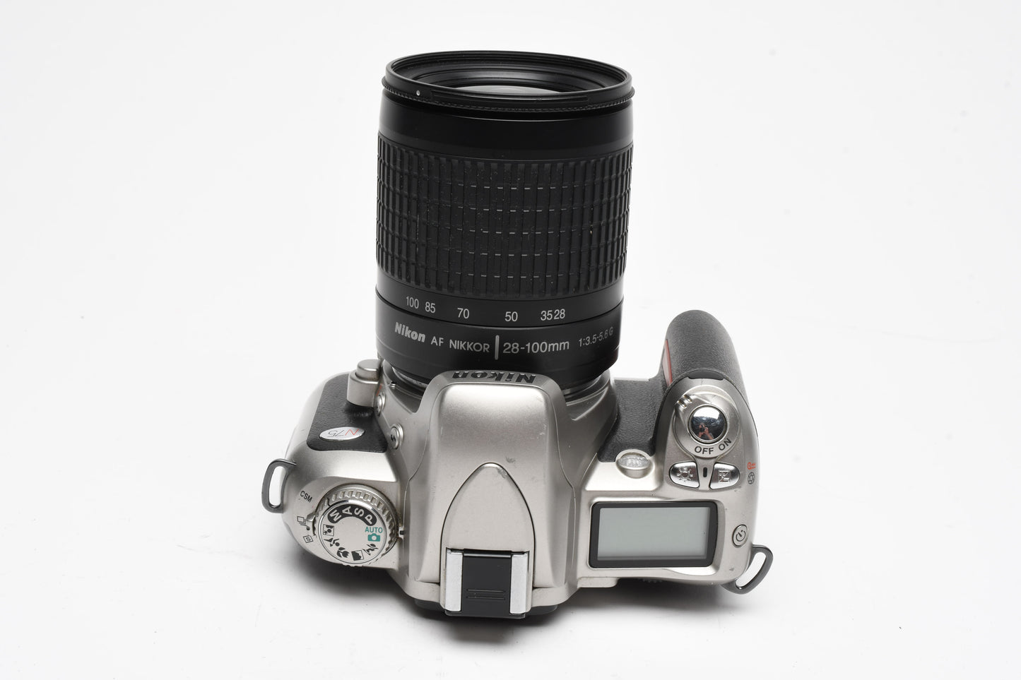 Nikon N75 35mm SLR w/Nikon AF Nikkor 28-100mm f3.5-5.6G, 1A, Tested, Great!