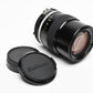 Nikon Nikkor AI 135mm f2.8 lens, caps, very sharp