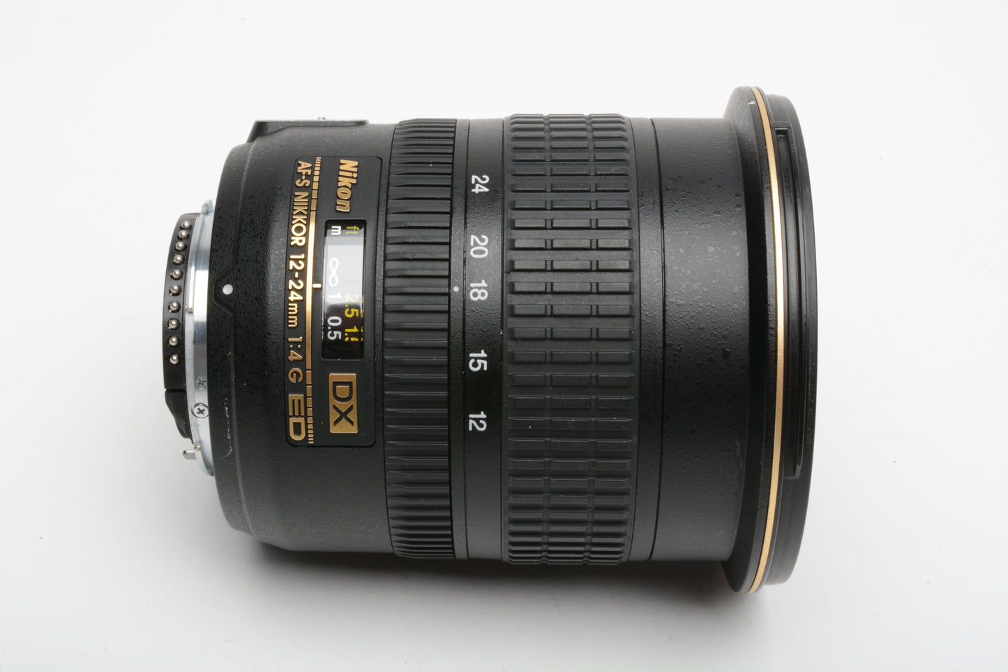 Nikon AF-S Nikkor 12-24mm F4G ED SWM Lens, hood, caps, very clean