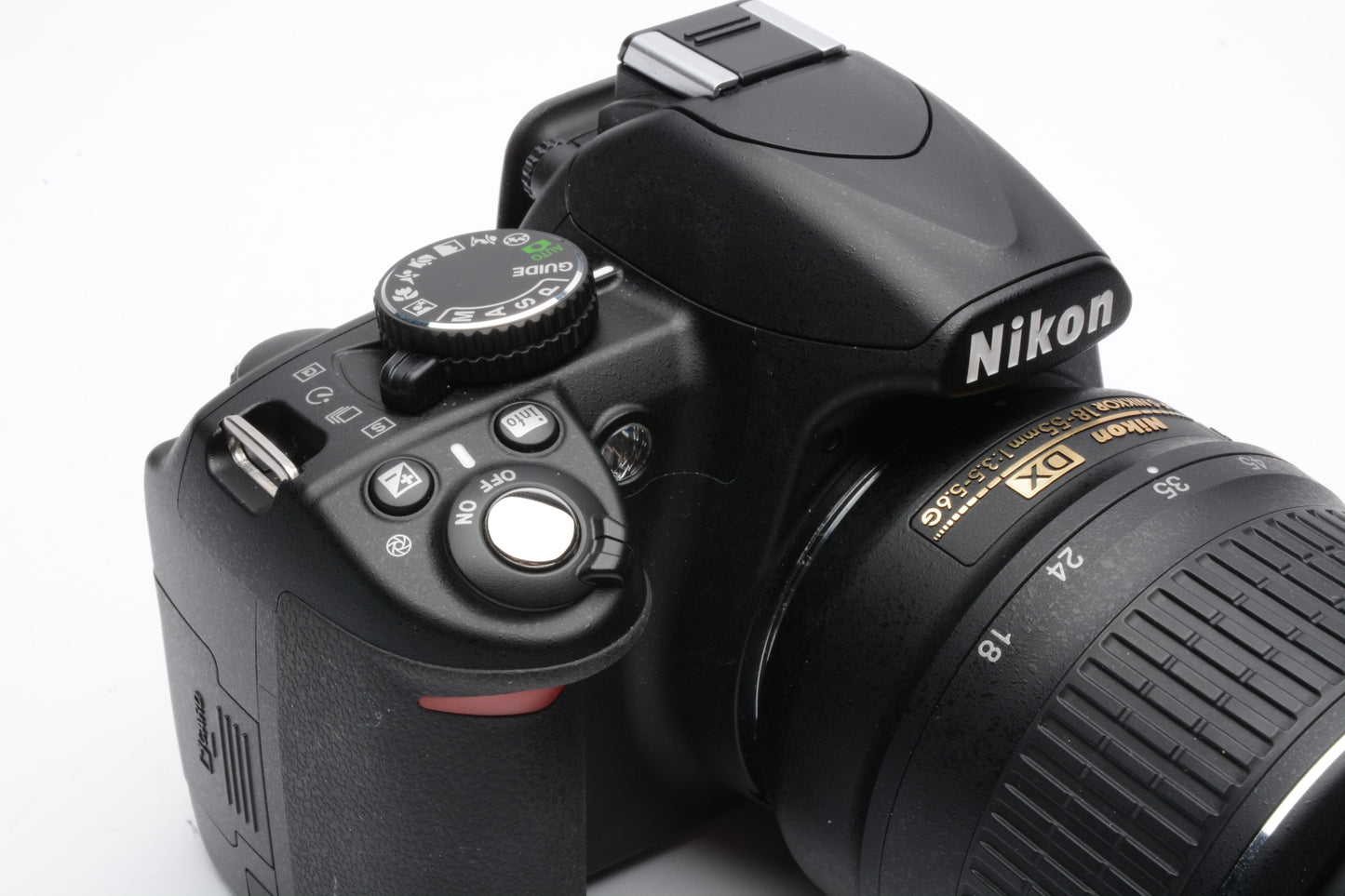 Nikon D3100 DSLR w/Nikkor AFS 18-55mm f3.5-5.6G VR, ONLY 411 Acts!, clean