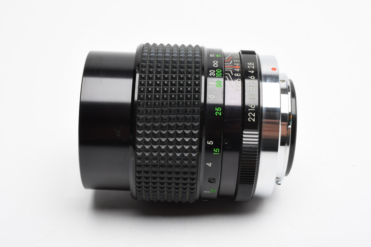 Access P-MC Tele-Auto 135mm f2.8 Portrait lens for Pentax PK Mount w/Pouch, Nice!