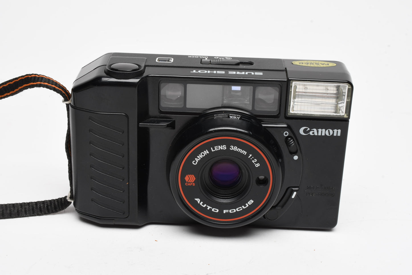 Canon Sureshot 35mm AF35M II Point&Shoot w/35mm f2.8 lens + Aux. lenses, case