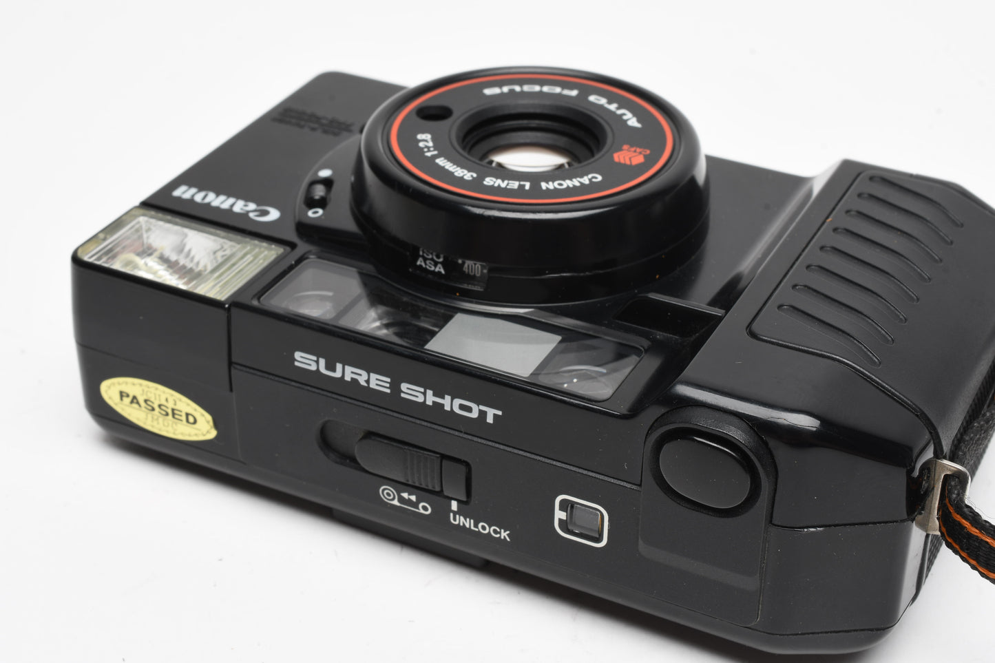 Canon Sureshot 35mm AF35M II Point&Shoot w/35mm f2.8 lens + Aux. lenses, case