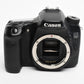 Canon EOS 70D DSLR Body w/Batt, charger, strap, 32K Acts