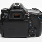 Canon EOS 70D DSLR Body w/Batt, charger, strap, 32K Acts