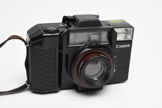 Canon Sureshot 35mm AF35M II Point&Shoot w/35mm f2.8 lens + Aux. lenses, case
