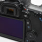 Canon EOS 70D DSLR Body w/Batt, charger, strap, 32K Acts