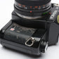 Yahica FX-3 35mm SLR w/50mm F1.9 ML lens, manual, cap, new seals, tested