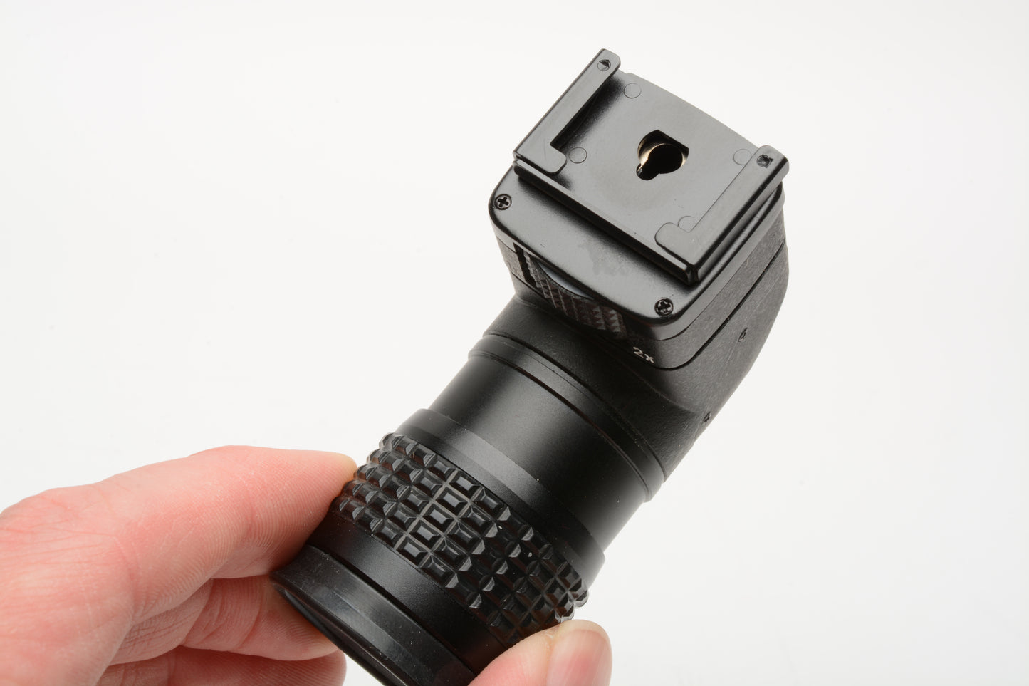 Pentax Right Angle Eyepiece Magnifier M, Very clean, w/Case & Rubber Eyecup