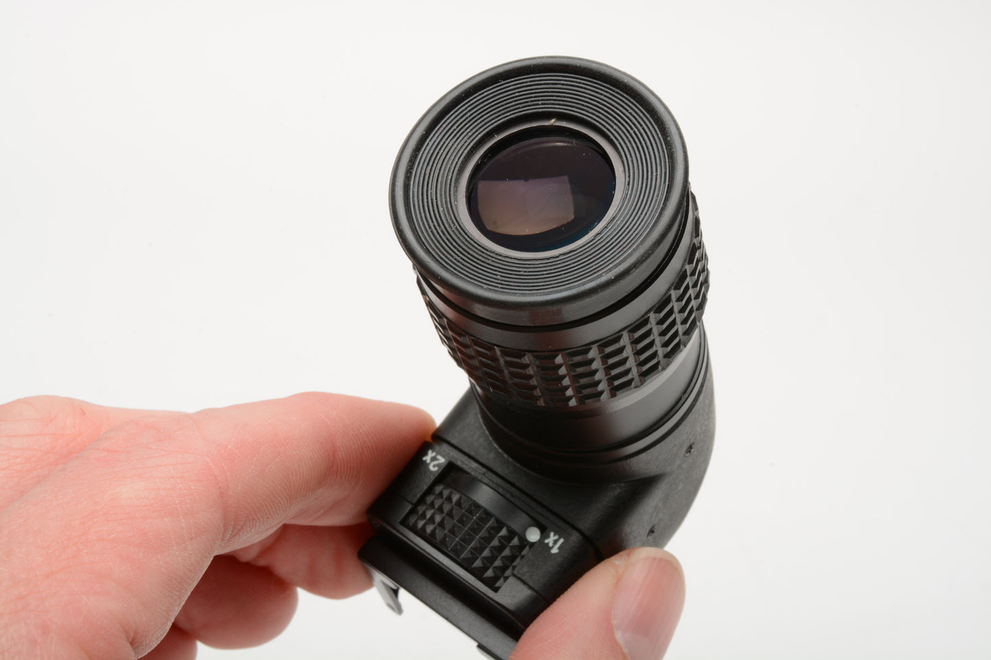 Pentax Right Angle Eyepiece Magnifier M, Very clean, w/Case & Rubber Eyecup