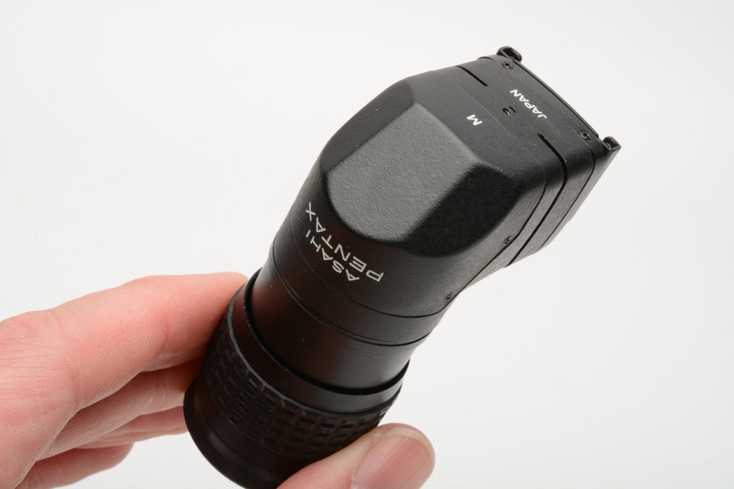 Pentax Right Angle Eyepiece Magnifier M, Very clean, w/Case & Rubber Eyecup