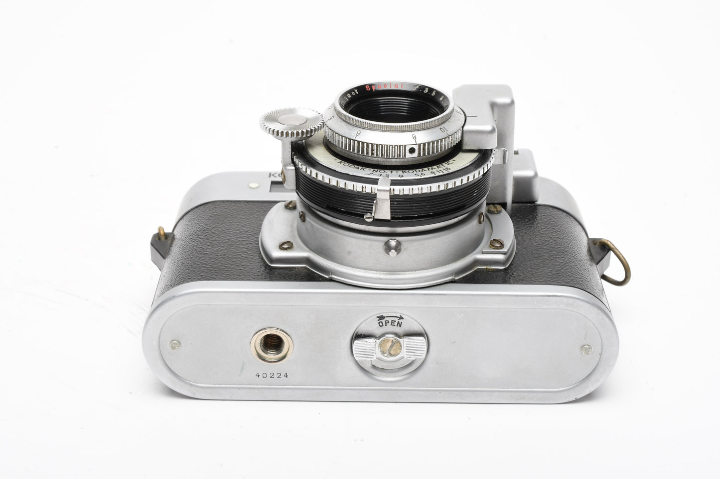 Kodak 35 Rangefinder w/50mm f3.5 lens, vintage camera, Works, nice collector piece