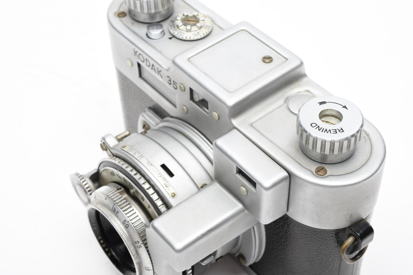 Kodak 35 Rangefinder w/50mm f3.5 lens, vintage camera, Works, nice collector piece